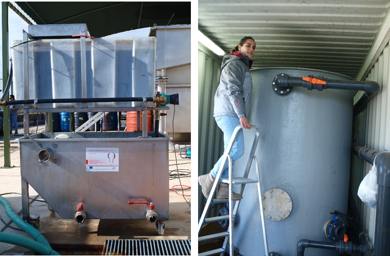 Development of a hybrid system for the treatment of agro-industrial wastewater