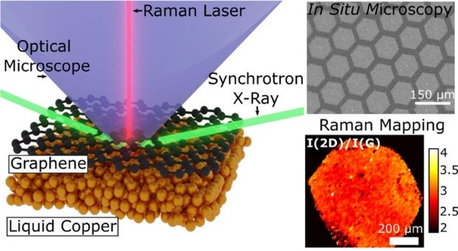 Real-Time Multiscale Monitoring and Tailoring of Graphene Growth on Liquid Copper
