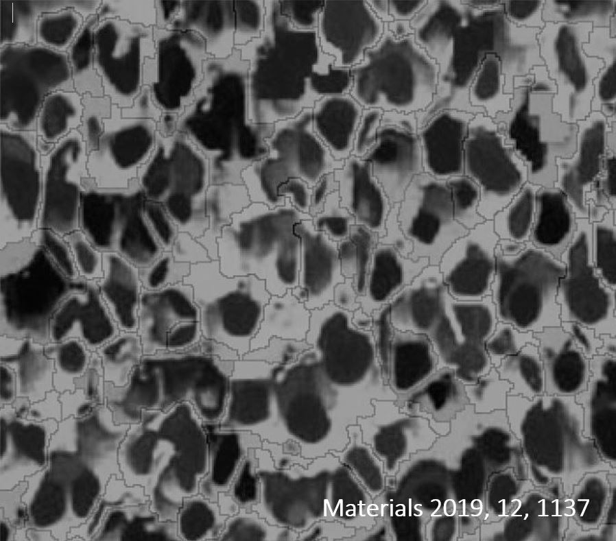 Specialized, scientific software for digital representation of nanostructured materials using a minimal set of SEM images.