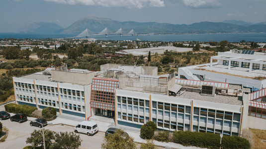 facade of the Buildings A and B of the Institute