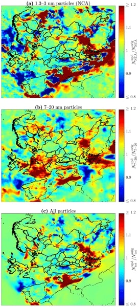 Graphical abstract of the publication entitled 'Contribution of traffic-originated nanoparticle emissions to regional and local aerosol levels'