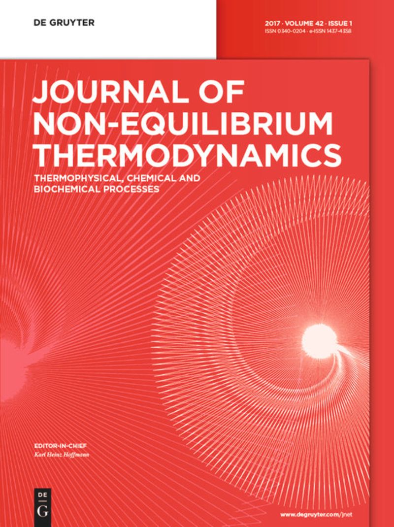 Graphical abstract of the publication entitled 'Non-equilibrium thermodynamics modelling of the stress-strain relationship in soft two-phase elastic-viscoelastic materials'