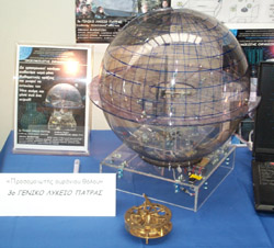 2ο Βραβείο κατ. Λύκειο Προσομοιωτής ουράνιου θόλου 3ο Γενικό Λύκειο Πάτρας 